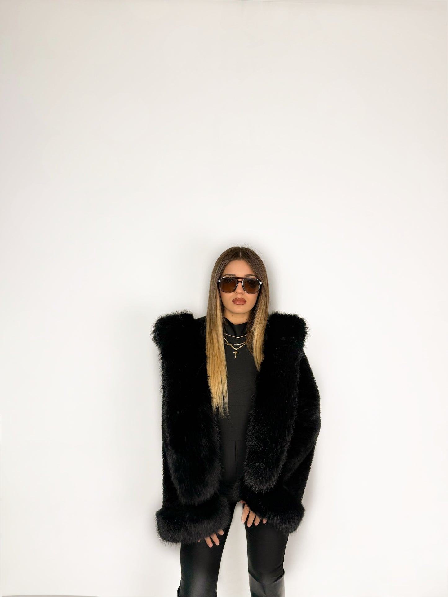 Pelliccia Rosa negra