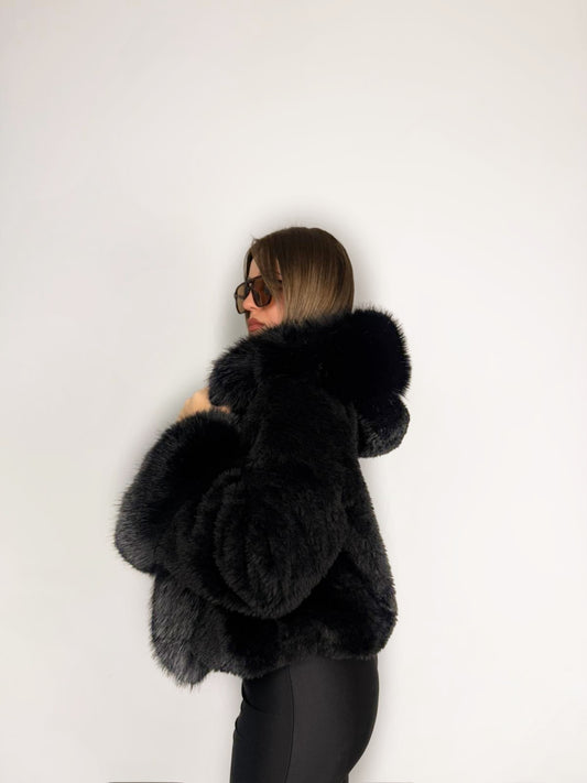 Pelliccia Rosa negra