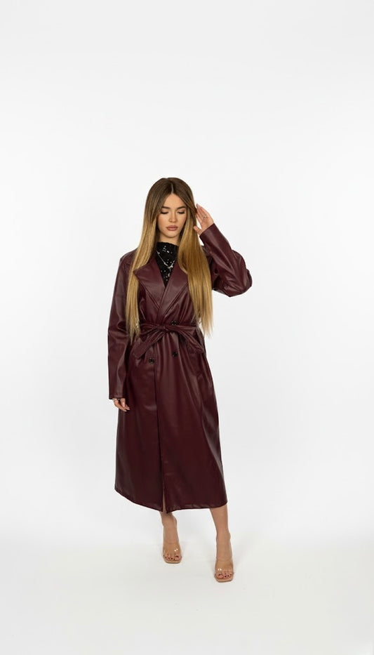 Trench Burgundy